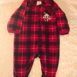 3/$24 Disney Baby Fleece Zip up PJ NWOT